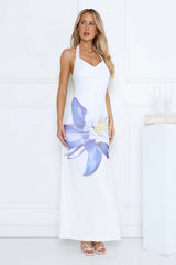 Dear Dahlia Maxi Dress White